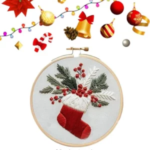 Christmas Embroidery Set