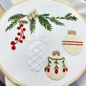 Christmas Embroidery Set