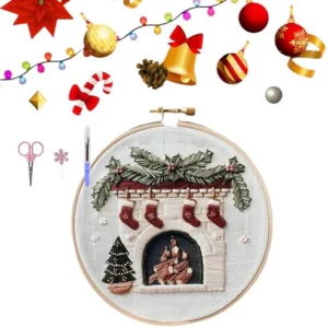 Christmas Embroidery Set