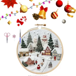 Christmas Embroidery Set