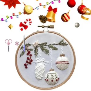 Christmas Embroidery Set