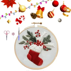 Christmas Embroidery Set