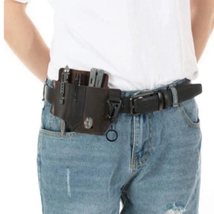 Tactical Leather Multi-Tool Waist Bag