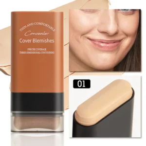 Velvety Matte Foundation Stick with Fine Brush