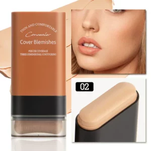 Velvety Matte Foundation Stick with Fine Brush