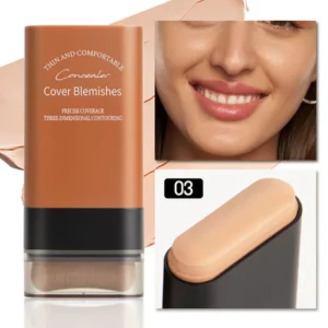 Velvety Matte Foundation Stick with Fine Brush