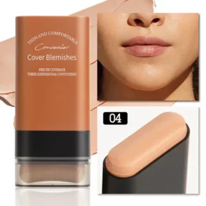 Velvety Matte Foundation Stick with Fine Brush