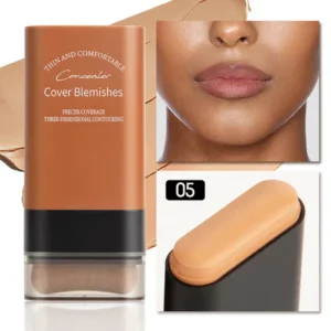 Velvety Matte Foundation Stick with Fine Brush