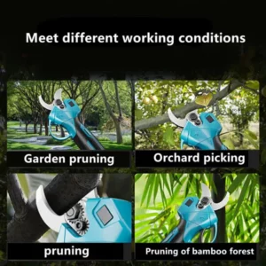 Cordless electric pruning shears