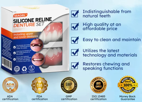 SEAGRIL™ Silicone Reline Denture Set