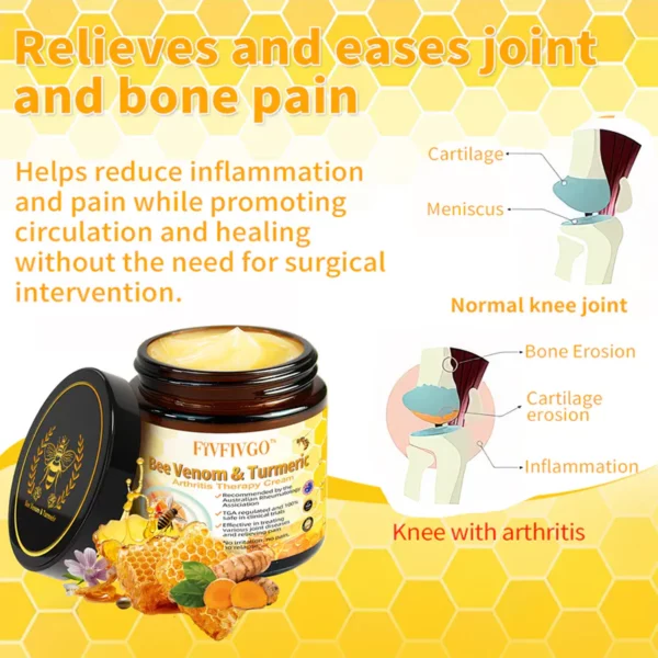 Fivfivgo™ Bee Venom & Turmeric Arthritis Therapy Cream