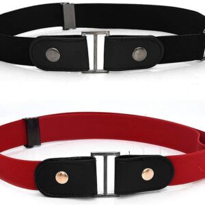 Invisible elastic belts without buckle