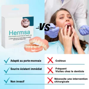 Hermsa™ Denture Set with Silicone Pad