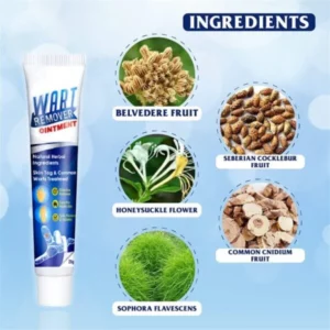 WartsOff PLUS cream for immediate removal of skin impurities (1+1 Free)