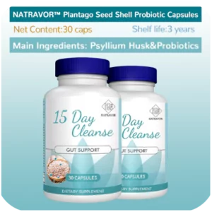 NATRAVOR™ Plantago Seed Shell Probiotic Capsules