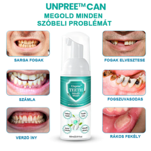 Medical foaming toothpaste Unpree™ - the solution to all oral problems