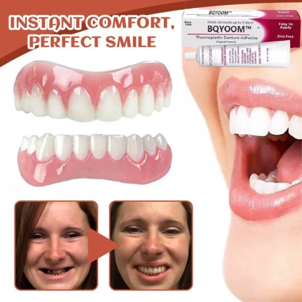 BQYOOM™ Perfect-Bite Soft Thermoplastic Denture Adhesive