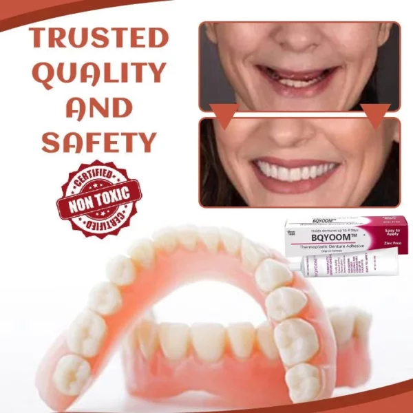 BQYOOM™ Perfect-Bite Soft Thermoplastic Denture Adhesive