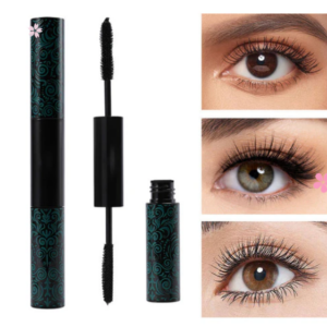 2-In-1 Waterproof Long Lasting Black Mascara