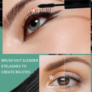 2-In-1 Waterproof Long Lasting Black Mascara