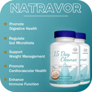 NATRAVOR™ Plantago Seed Shell Probiotic Capsules