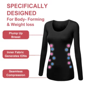 FiberFit™ Hourglass Sculpting Self Heating Long Sleeve