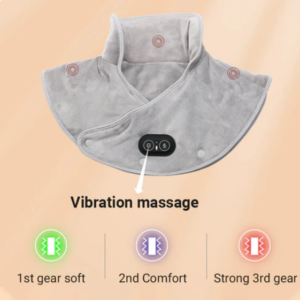 Electric Heating Pad Vibration Neck Shoulder Massager