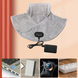 Electric Heating Pad Vibration Neck Shoulder Massager