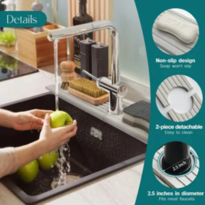 Diatomite Faucet Mat for Kitchen Sink