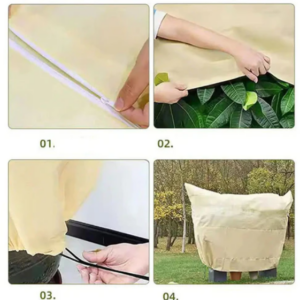 Freeze Protection Covers with Thickened Drawstring Bag for Plants