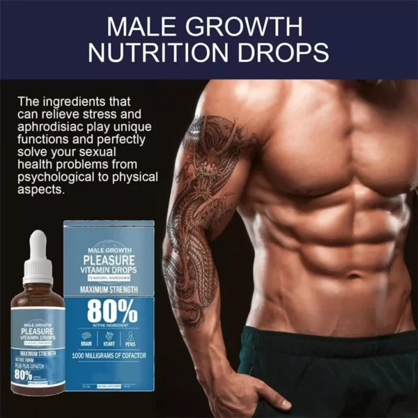 Blllk Male Growth Pleasure vitamin drops