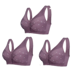 Design for Senior Front Closure Cotton Bra