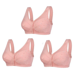 Design for Senior Front Closure Cotton Bra