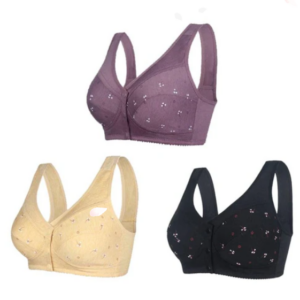 Design for Senior Front Closure Cotton Bra