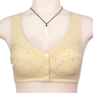 Design for Senior Front Closure Cotton Bra