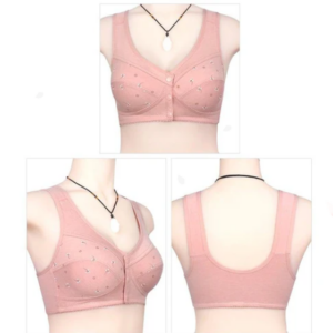 Design for Senior Front Closure Cotton Bra