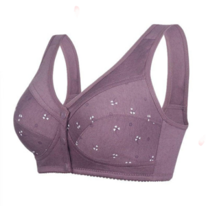 Design for Senior Front Closure Cotton Bra