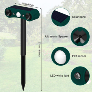 Solar Motion Sensor Outdoor Alarms for Repelling