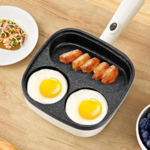 Multifunctional 4-Cup Non-Stick Electronic Frying Pan