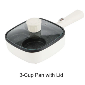 Multifunctional 4-Cup Non-Stick Electronic Frying Pan