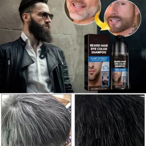 Beard Hair Dye Color Shampoo