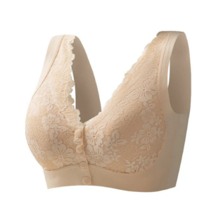 Women's Wide-Strap Wire-Free Front Closure Bra