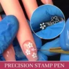 Compact and Portable Nail Art Stamp Pen Set