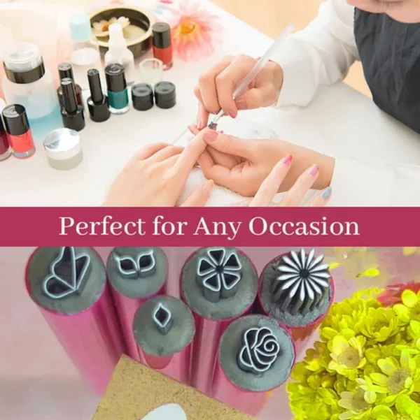 Compact and Portable Nail Art Stamp Pen Set