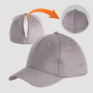 Ponytail Baseball Cap with Magnetic Closure