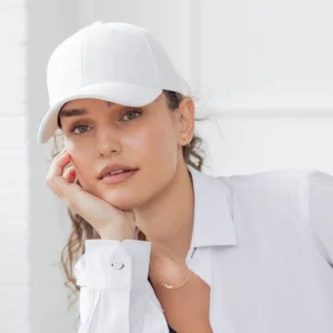 Ponytail Baseball Cap with Magnetic Closure