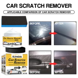 Polishing compound and scratch remover with sponge