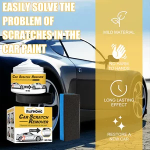 Polishing compound and scratch remover with sponge