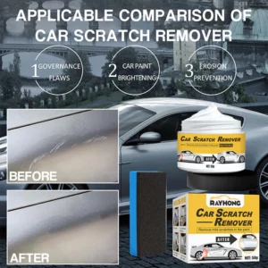 Polishing compound and scratch remover with sponge