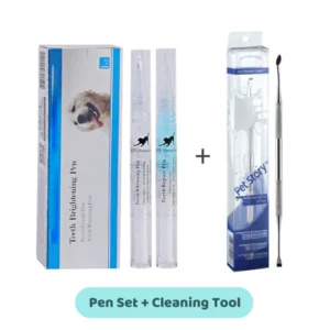 2pcs Pet Tooth Whitening Cleaning Pen Set